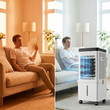 3-in-1 Portable Air Cooler – 15L Ice Tank, Cooling Humidifier & Purifier with Remote Control