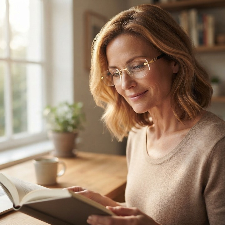 Progressive Reading Glasses – Blue Light Filter, TR90 Frame & +1.00 to +4.00