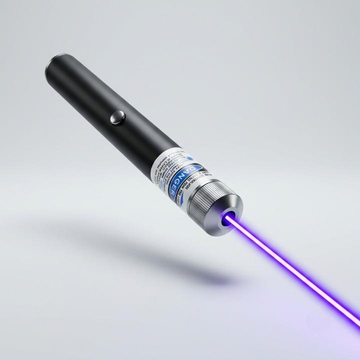 Adjustable Laser Pointer – 1000m Range, 1-5mW Power, Metal Body & Red/Green/Purple