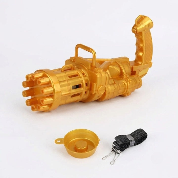 Automatic Bubble Gun Machine – ABS, Battery-Powered & Dip Tray Set