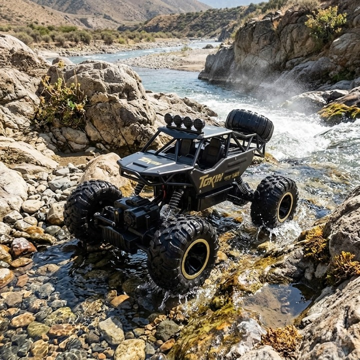 RC Truck 4WD Off-Road – 1:12 Scale, Dual Motor & 2.4GHz 80m Remote Control