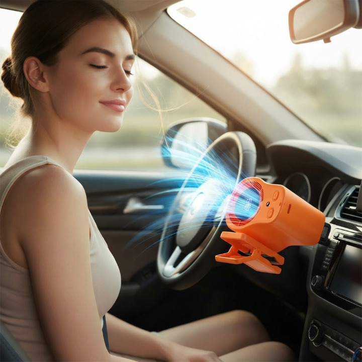 Auto-Ventilator mit Klemmhalterung – 3 Geschwindigkeitsstufen