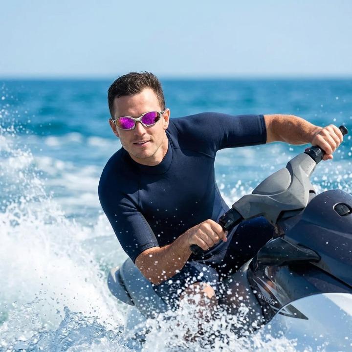 Men's Sports Sunglasses – Polarized, UV400 Protection & Lightweight 70g Frame
