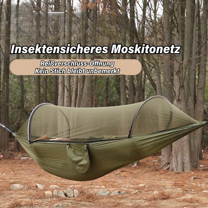 Camping Hammock – Built-In Mosquito Net, Sun Shade & 260×140cm Nylon