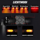 Wireless Bike Turn Signals – 100 Lumen LED, Remote Control & USB Rechargeable