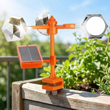 Solar Bird Deterrent – 360° Rotation, Reflective Mirrors & Ultrasonic Sound