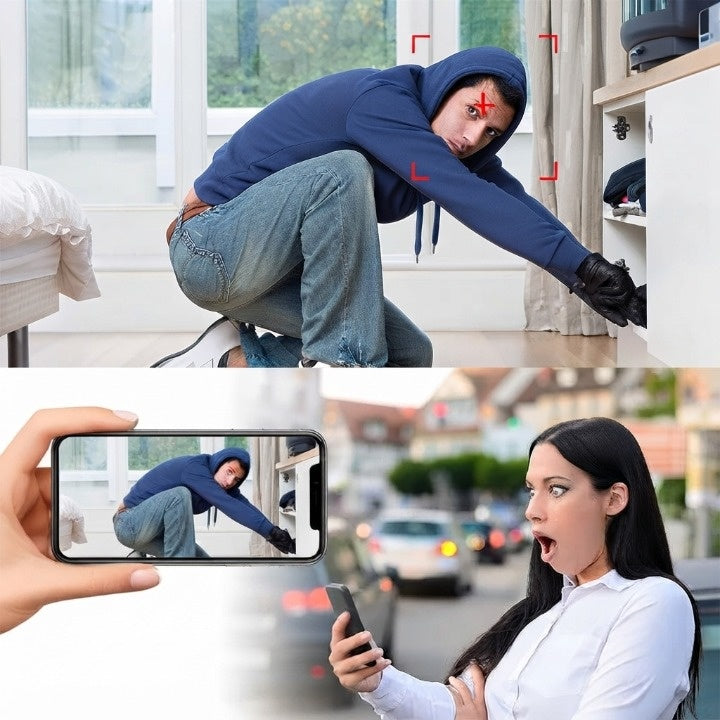 WiFi Security Camera – 1080p Full HD, Night Vision, 120° Wide Angle & Two-Way Audio