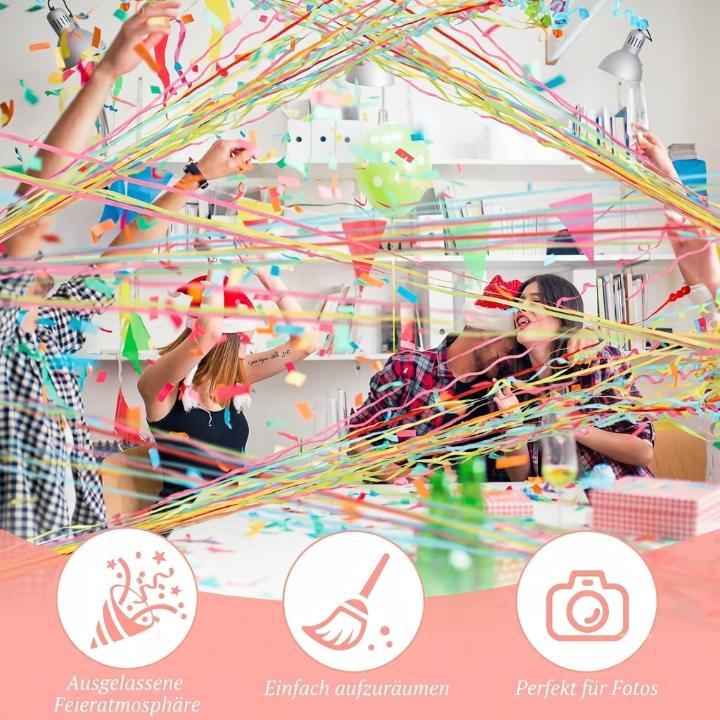 Optimized Product Title: "Wurf-Streamer aus biologisch abbaubarem Papier – 10 Stück, Konfettifrei, umweltfreundlich für Feste und Feiern" 

This title includes relevant keywords while emphasizing eco-friendliness and the product's intended use.