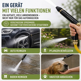 High-Pressure Garden Hose Nozzle – Metal Tip, Ergonomic Grip & Universal Fit