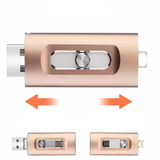 3-in-1 USB Flash Drive - Expand Storage for iPhone, Android & PC | High-Speed Data Transfer & Versatile Compatibility