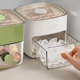 Optimized Product Title: **Eiswürfelbox mit Druckfunktion – 48 mühelos hergestellte, kleckerfreie Eiswürfel für perfekte Erfrischungen**