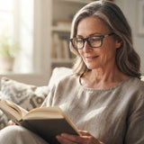 Magnetic Reading Glasses – Blue Light Filter, +1.0 to +4.0 Diopter & Neck Cord