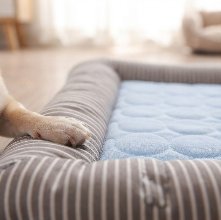Pet Cooling Mat – Bolstered Edge, Non-Slip Base & Machine-Washable for Dogs & Cats