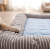 Pet Cooling Mat – Bolstered Edge, Non-Slip Base & Machine-Washable for Dogs & Cats
