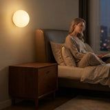 Modern Glass Globe Wall Sconce – Milk White, G9 LED & 3 Sizes