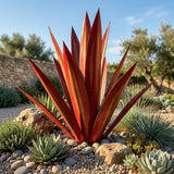 Solar LED Agave Lamp – 7-Color Changing, Weatherproof Metal & Cordless