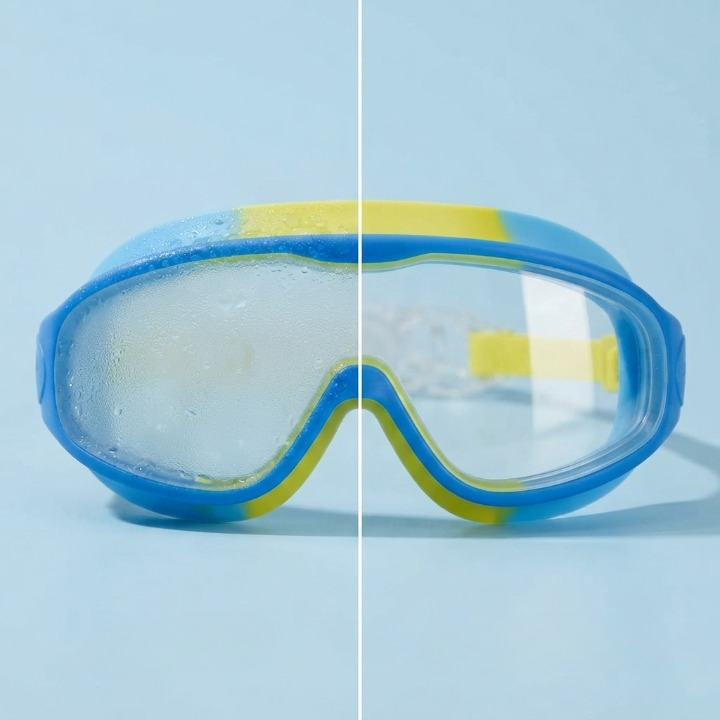 Kids Swimming Goggles – 2-Pack, Anti-Fog, UV Protection & Ear Plugs