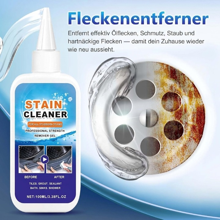 Schimmelentferner-Gel mit Bürste – Effektive Tiefenreinigung ohne Schrubben, 100 ml | Schimmelbekämpfung für Badezimmer & Küche