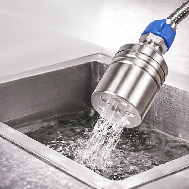 Optimized Product Title: **Automatisches Edelstahl-Schwimmerventil – Stromloses Wasserstandsregelventil für Pools und Teiche** 

This title includes relevant keywords and provides more context about the product's use, which can help improve visibility in