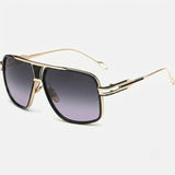 Men's Aviator Sunglasses – Metal Alloy Frame, 100% UV Protection, with Case