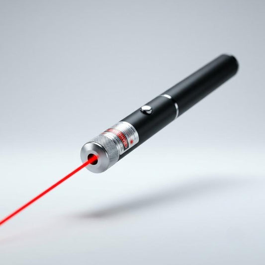Adjustable Laser Pointer – 1000m Range, 1-5mW Power, Metal Body & Red/Green/Purple