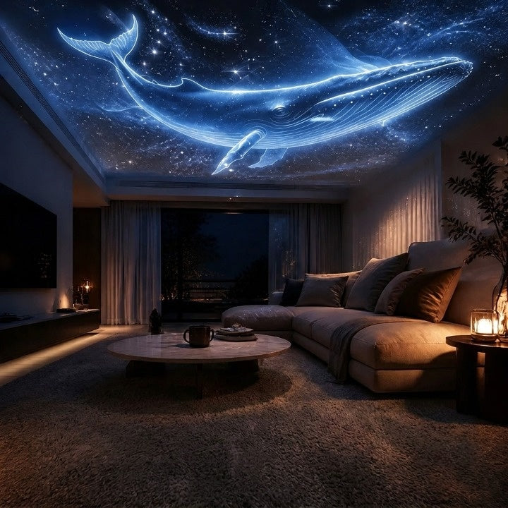 Galaxy Projector Night Light – 2-in-1 LED Starry Sky, USB, Flexible Gooseneck