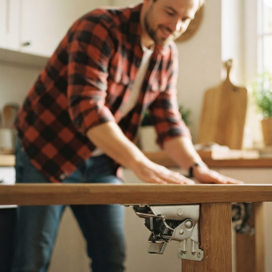 Enhanced Product Title: "Klapphalter 90° Auto-Lock – 2er-Set, Tragfähigkeit bis 225 kg, Schnelle Montage in nur 5 Minuten" 

This title maintains the key features while optimizing for clarity and searchability.