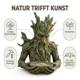 Tree Face Bird Feeder – Weatherproof Resin, Feeding Bowl & Trunk-Mount Sculpture