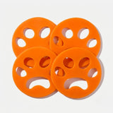 Pet Hair Remover Laundry Discs – Reusable Silicone, 4-Pack for Washer & Dryer