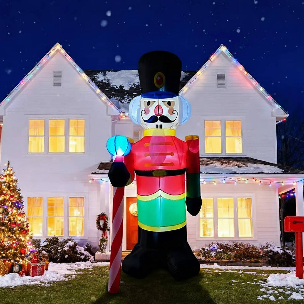 Outdoor Santa Christmas Decorations - Festive Holiday Yard Decor for a Joyful Winter Wonderland