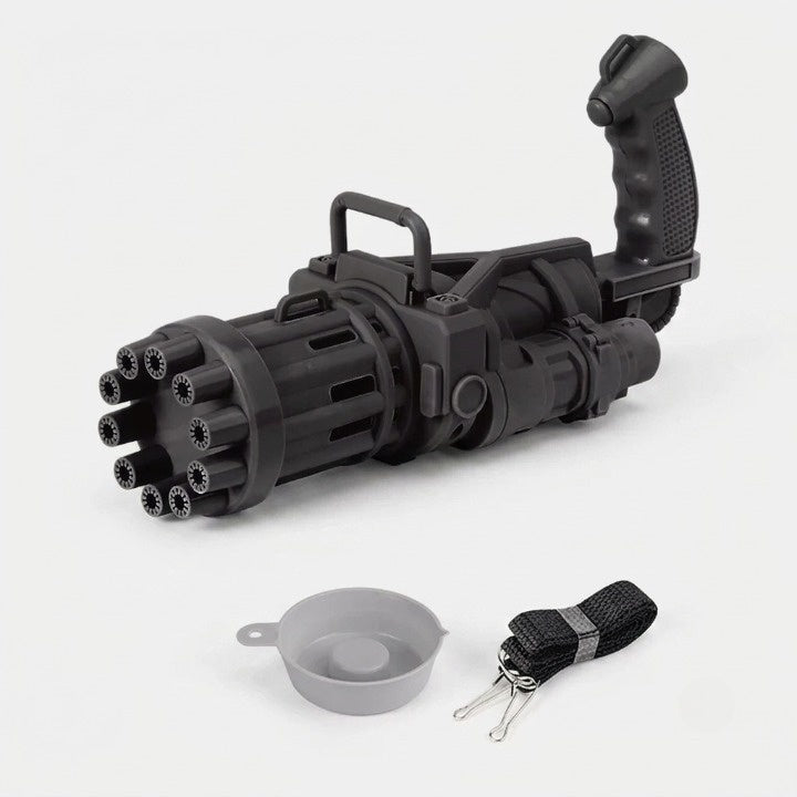 Automatic Bubble Gun Machine – ABS, Battery-Powered & Dip Tray Set