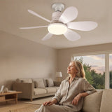 LED Ceiling Fan Light – Remote Control, Dimmable 3 Colors & E27 40W