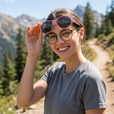 Women's Fit-Over Clip-On Sunglasses – Polarized UV400, TR90 Frame & Cat-Eye Design