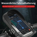 Waterproof Bike Phone Mount – 360° Rotation, Touchscreen TPU & 4.5–6.4 Inch Fit
