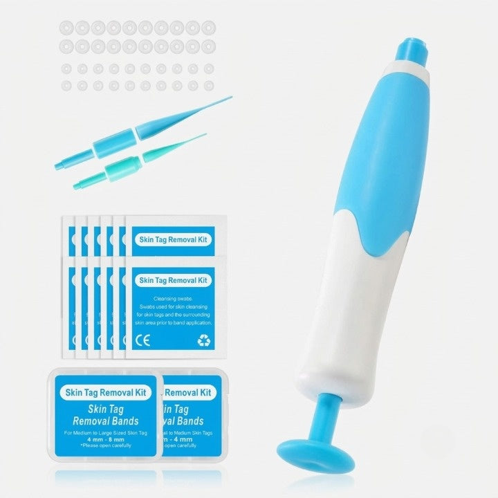 Skin Tag Removal Kit – Painless Micro-Compression, 40 Patches & Two Sizes