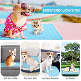 Pet Cooling Mat – Breathable Mesh, XS to 2XL Sizes, for Dogs & Cats