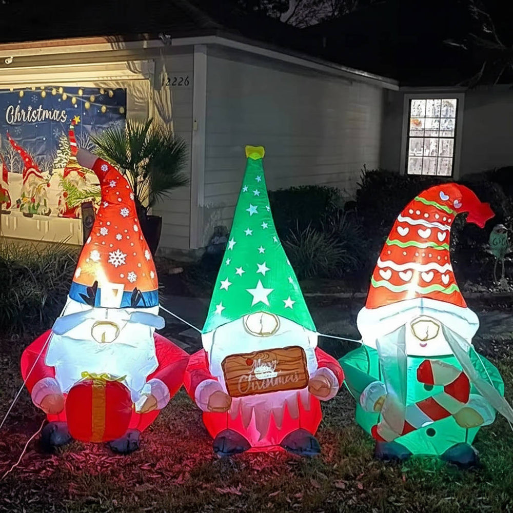 Outdoor Santa Christmas Decorations - Festive Holiday Yard Decor for a Joyful Winter Wonderland