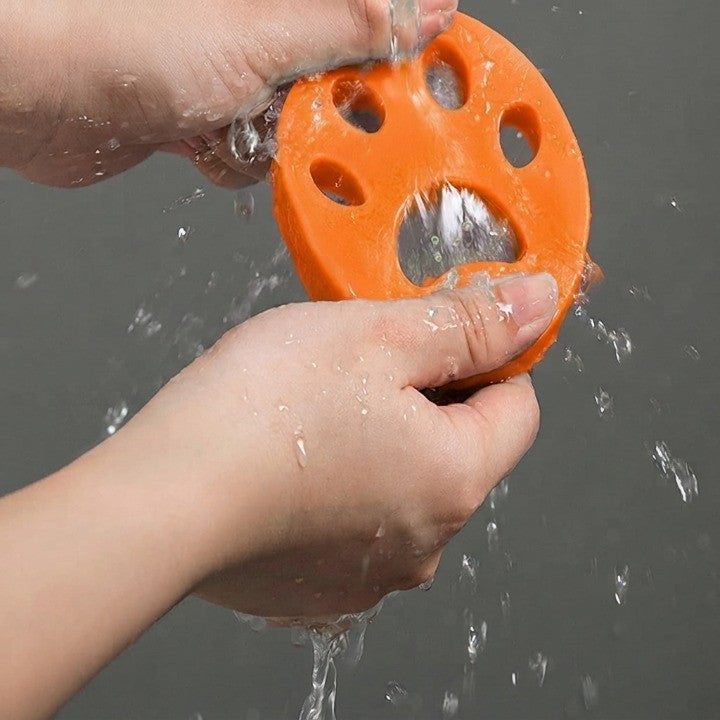 Pet Hair Remover Laundry Discs – Reusable Silicone, 4-Pack for Washer & Dryer