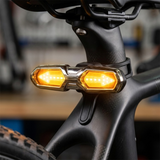 Wireless Bike Turn Signals – 100 Lumen LED, Remote Control & USB Rechargeable