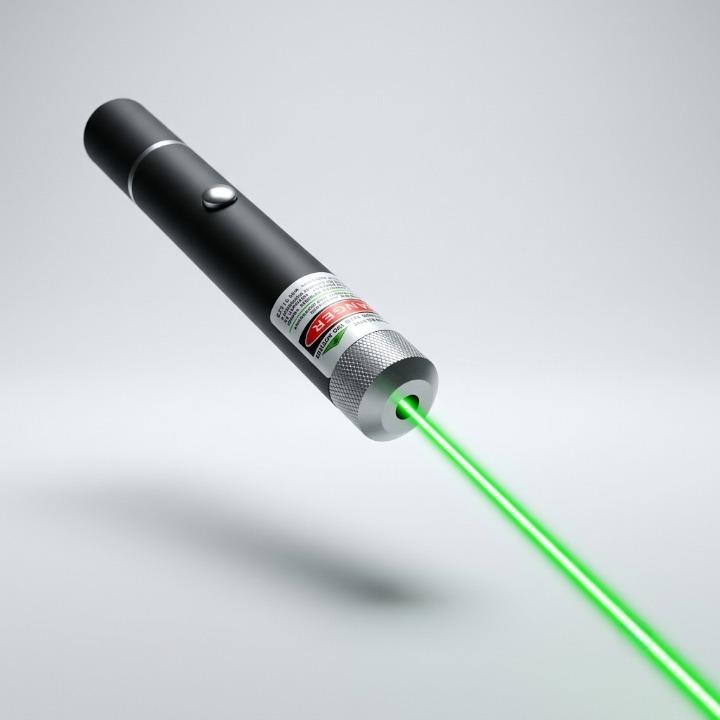 Adjustable Laser Pointer – 1000m Range, 1-5mW Power, Metal Body & Red/Green/Purple