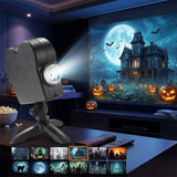 Halloween Scene Projector with 12 Spooky Videos