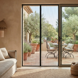 Magnetic Screen Door Curtain – Fine Mesh Gauze, Self-Closing, 90–120×210cm