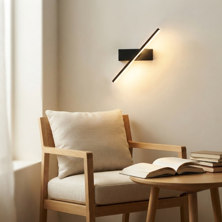 330° Adjustable LED Wall Light - 3 Color Temperatures, Durable Aluminum Design