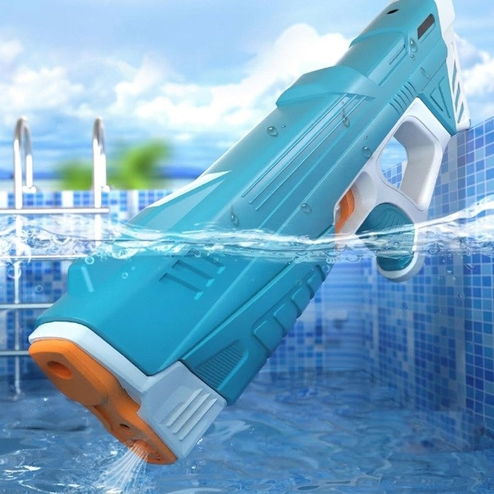 Electric Water Gun with Tank – Rechargeable, 15m Range & USB-C Charging