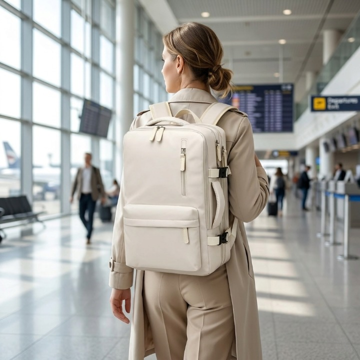 35 L Travel Backpack – USB Charging Port, Shoe Compartment & Carry-On Size