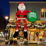 Outdoor Santa Christmas Decorations - Festive Holiday Yard Decor for a Joyful Winter Wonderland