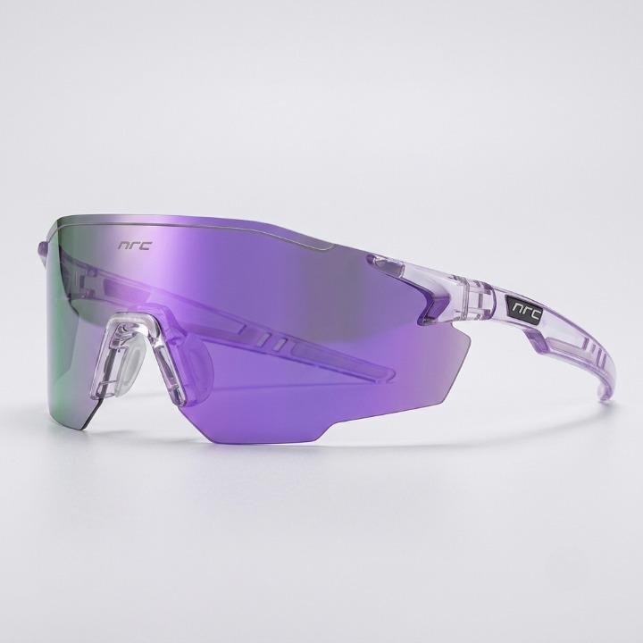 Polarized Sports Sunglasses – UV400 Mirrored Lenses, Wrap-Around Shield & Unisex