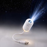 Galaxy Projector Night Light – 2-in-1 LED Starry Sky, USB, Flexible Gooseneck