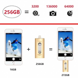3-in-1 USB Flash Drive - Expand Storage for iPhone, Android & PC | High-Speed Data Transfer & Versatile Compatibility
