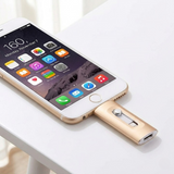 3-in-1 USB Flash Drive - Expand Storage for iPhone, Android & PC | High-Speed Data Transfer & Versatile Compatibility